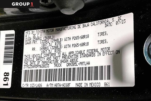 Photo of 2023 Magnetic Gray Metallic Toyota Tacoma