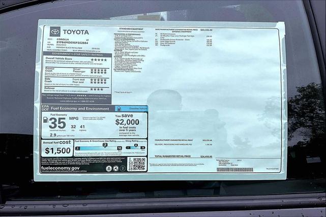 Photo of 2025 Black Toyota Corolla