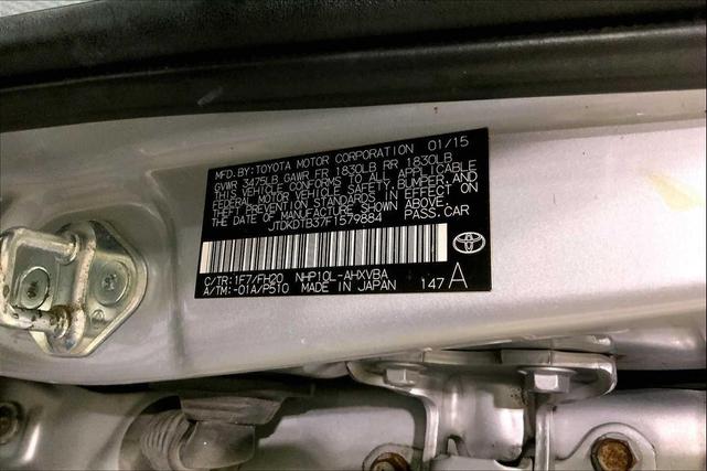 Photo of 2015 Classic Silver Metallic Toyota Prius c