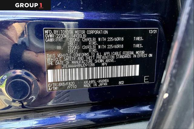 Photo of 2022 Blueprint Toyota Venza