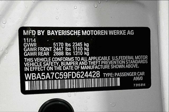 Photo of 2015 Mineral White Metallic BMW 528