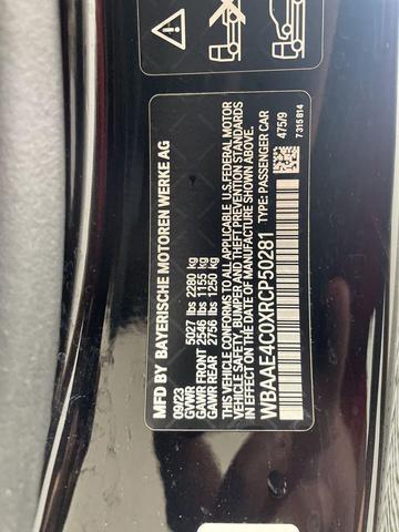 Photo of 2024 Black Sapphire Metallic BMW 840