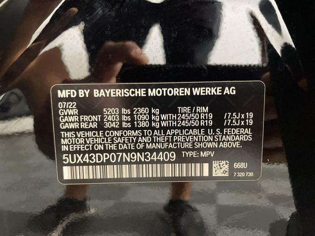 Photo of 2022 Jet Black BMW X3
