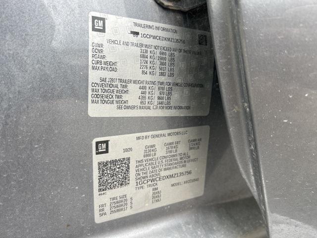 Photo of 2021 Satin Steel Metallic Chevrolet Silverado 1500