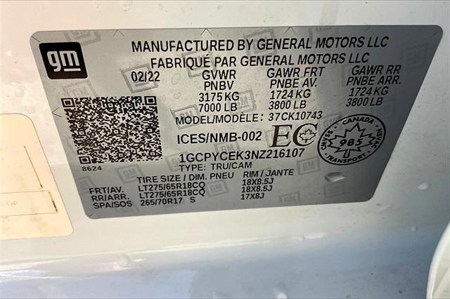 Photo of 2022 Summit White Chevrolet Silverado 1500