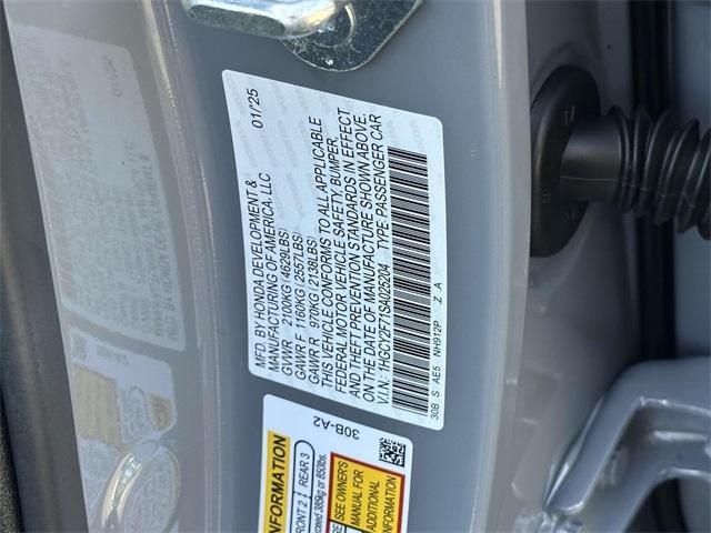 Photo of 2025 Urban Gray Pearl Honda Accord Hybrid