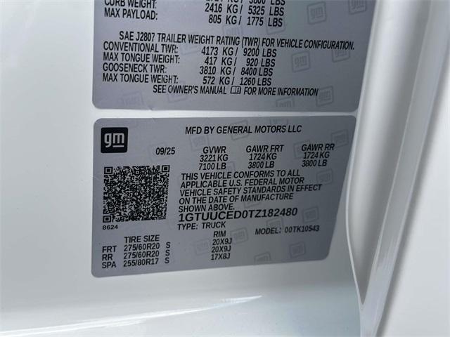 Photo of 2026 Summit White GMC Sierra 1500
