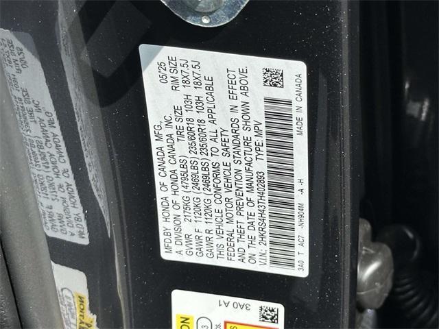 Photo of 2026 Meteorite Gray Metallic Honda CR-V