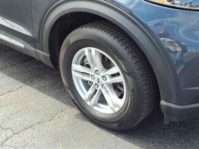 Photo of 2022 Stone Blue Ford Explorer