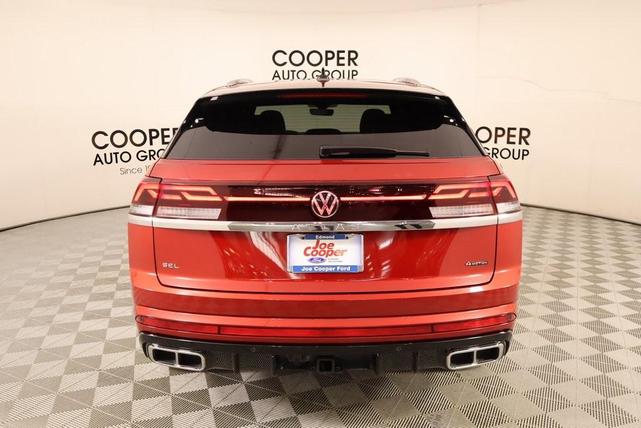 Photo of 2024 Aurora Red Metallic Volkswagen Atlas Cross Sport