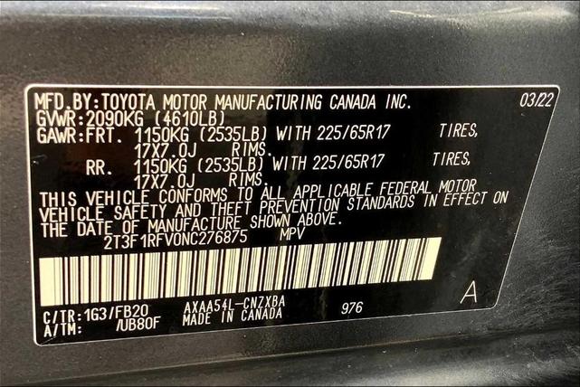 Photo of 2022 Magnetic Gray Metallic Toyota RAV4