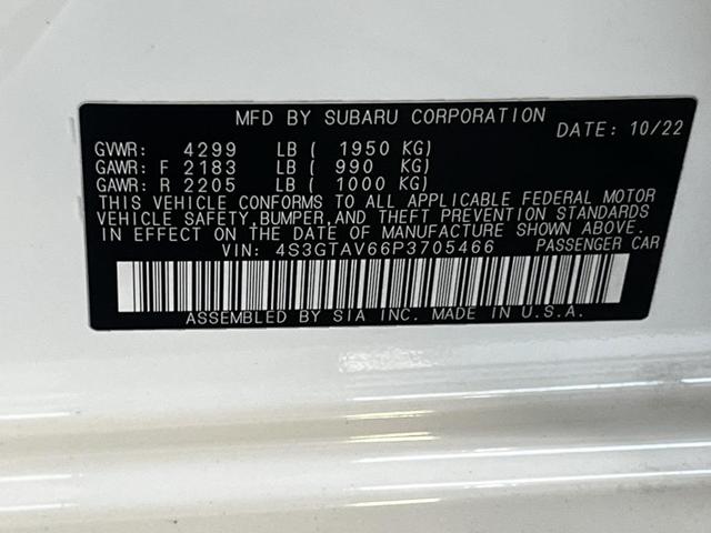 Photo of 2023 Crystal White Pearl Subaru Impreza