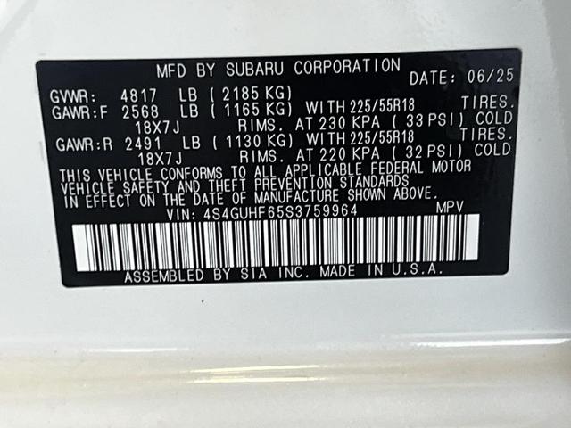 Photo of 2025 Crystal White Pearl Subaru Crosstrek