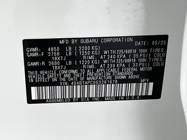 Photo of 2025 Crystal White Pearl Subaru Outback