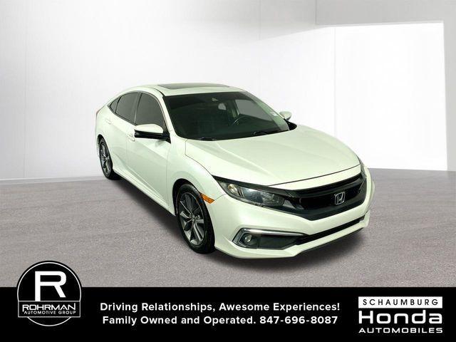 Photo of 2021 Platinum White Pearl Honda Civic