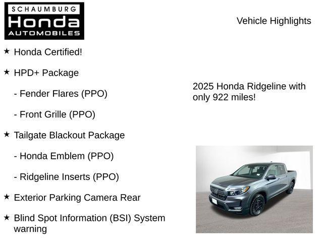 Photo of 2025 Modern Steel Metallic Honda Ridgeline