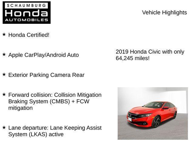 Photo of 2019 Rallye Red Honda Civic