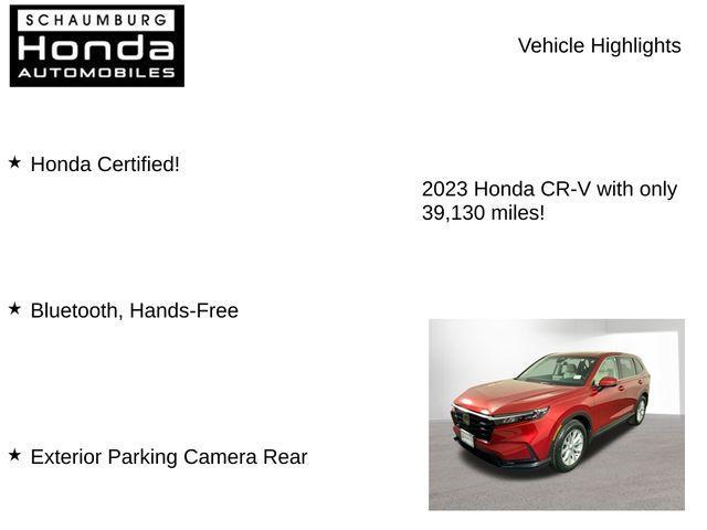 Photo of 2023 Radiant Red Metallic Honda CR-V