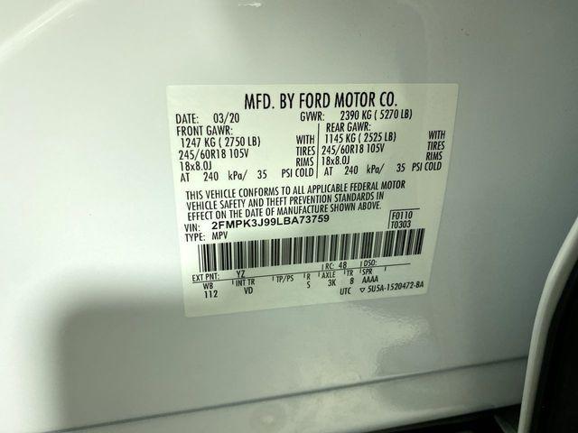 Photo of 2020 Oxford White Ford Edge