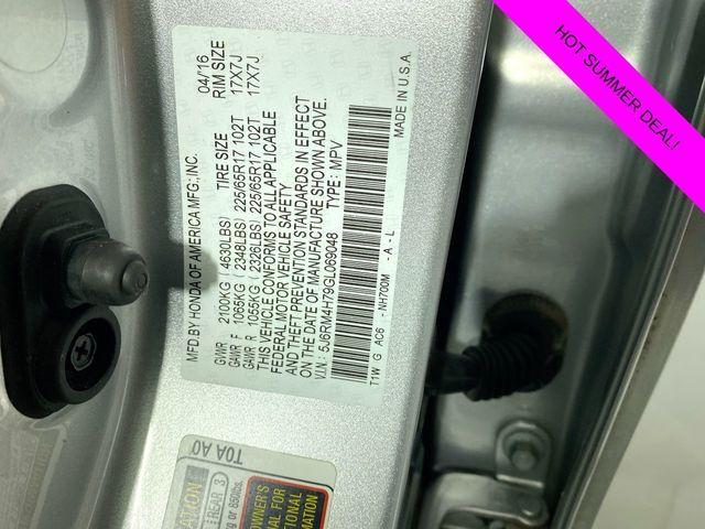 Photo of 2016 Alabaster Silver Metallic Honda CR-V
