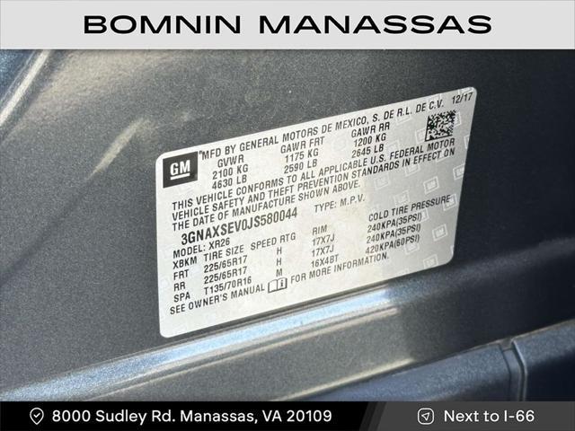 Photo of 2018 Nightfall Gray Metallic Chevrolet Equinox