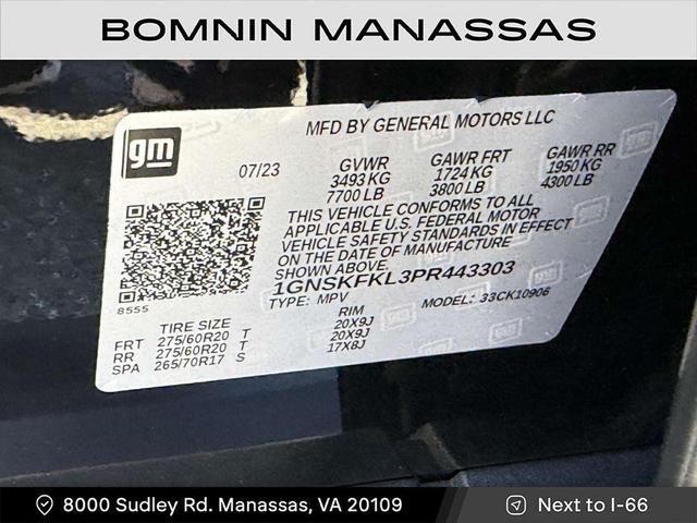 Photo of 2023 Black Chevrolet Suburban