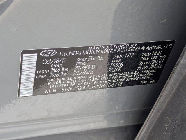 Photo of 2022 Hampton Gray Hyundai SANTA FE