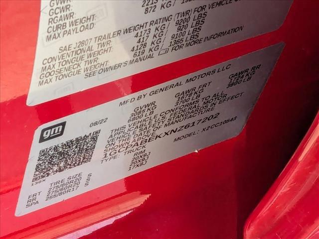 Photo of 2022 Red Hot Chevrolet Silverado 1500
