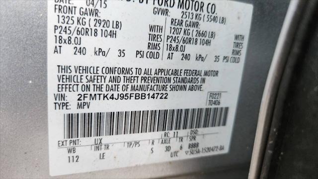 Photo of 2015 Ingot Silver Metallic Ford Edge