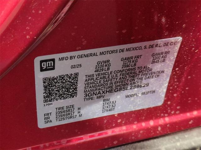 Photo of 2025 Radiant Red Chevrolet Equinox