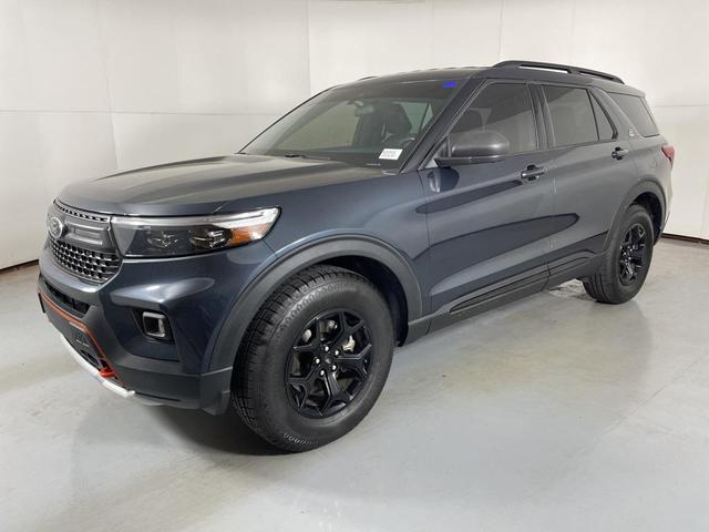 Photo of 2023 Stone Blue Metallic Ford Explorer