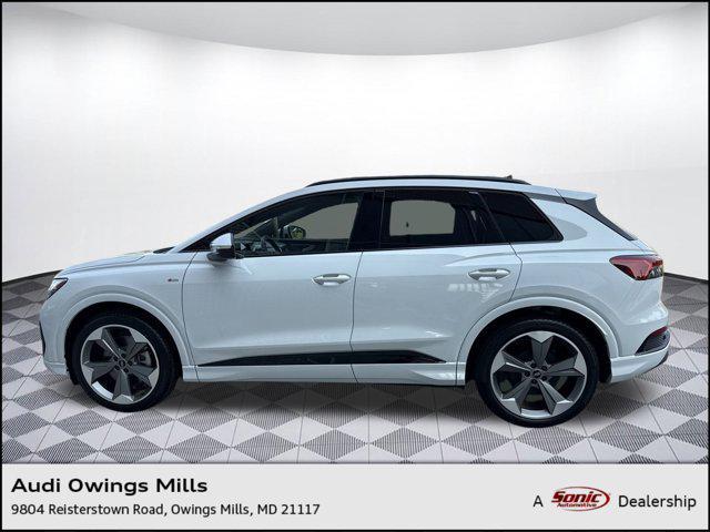 Photo of 2025 Glacier White Metallic Audi Q4 e-tron