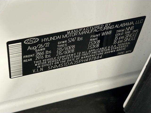 Photo of 2023 Quartz White Hyundai SANTA FE