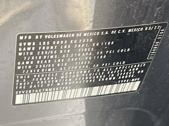 Photo of 2022 Platinum Gray Metallic Volkswagen Tiguan