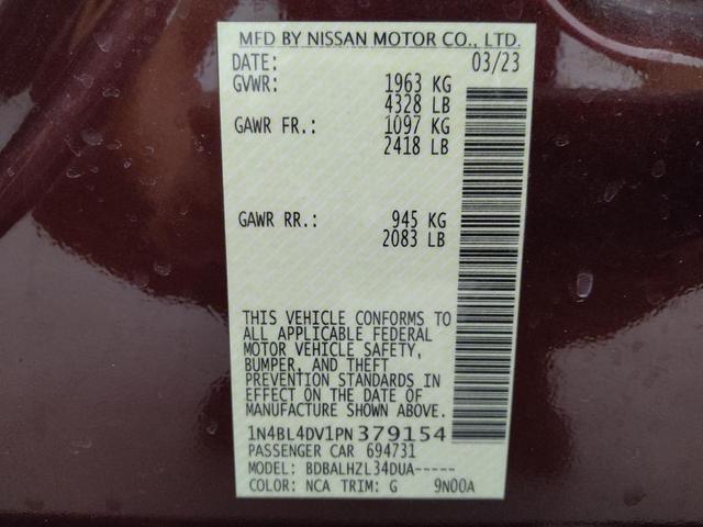 Photo of 2023 Red Nissan Altima