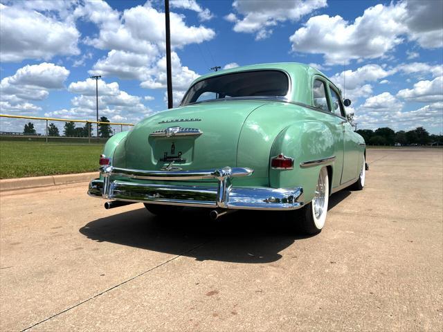 Photo of 1950 Light Green Plymouth DeLuxe