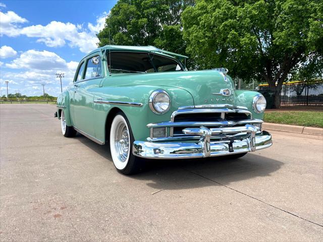 Photo of 1950 Light Green Plymouth DeLuxe