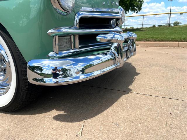Photo of 1950 Light Green Plymouth DeLuxe