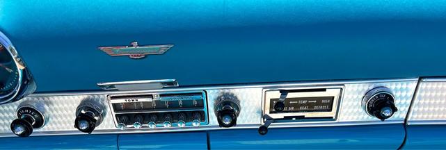 Photo of 1956 Peacock Blue Ford Thunderbird