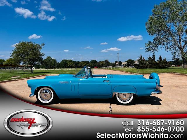 Photo of 1956 Peacock Blue Ford Thunderbird