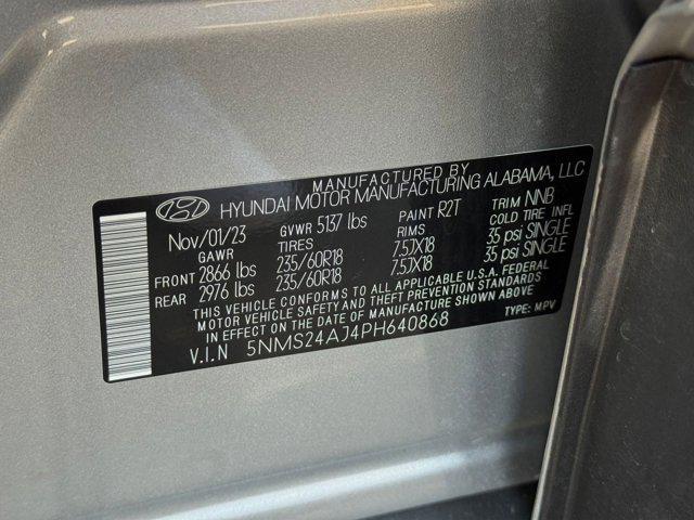 Photo of 2023 Shimmering Silver Hyundai SANTA FE