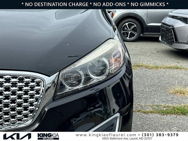 Photo of 2018 Ebony Black Kia Sorento