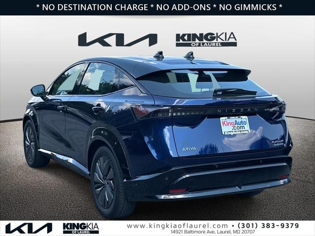 Photo of 2023 Deep Ocean Blue Pearl/Black Diamond Pearl Nissan ARIYA