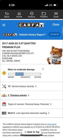 Photo of 2017 Daytona Gray Pearl Effect Audi Q5