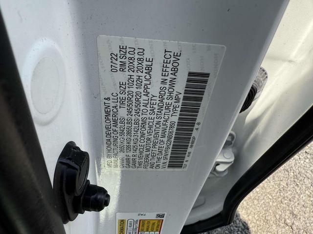 Photo of 2022 Platinum White Pearl Honda Pilot