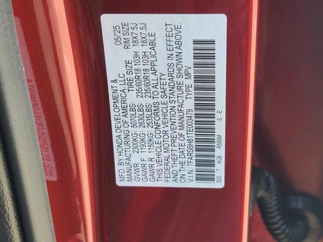 Photo of 2026 Radiant Red Metallic Honda CR-V Hybrid