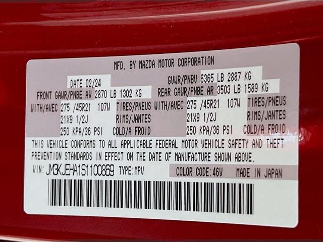 Photo of 2025 Soul Red Crystal Metallic Mazda CX-70