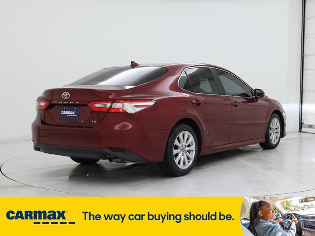 Photo of 2020 Burgundy Toyota Camry
