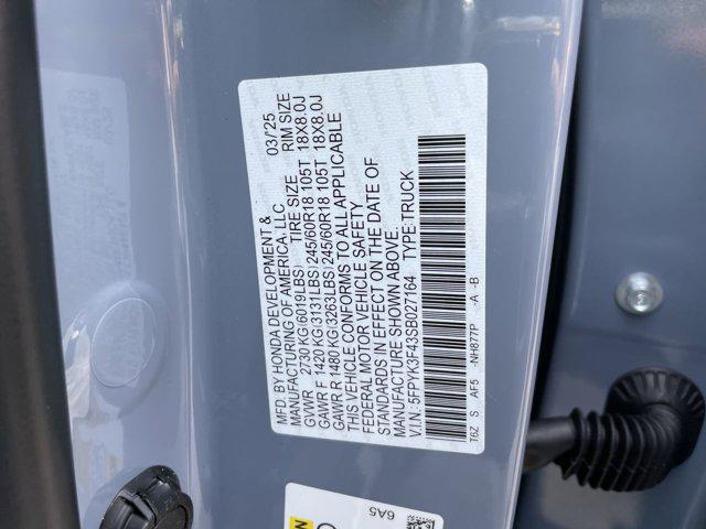 Photo of 2025 Sonic Gray Pearl Honda Ridgeline