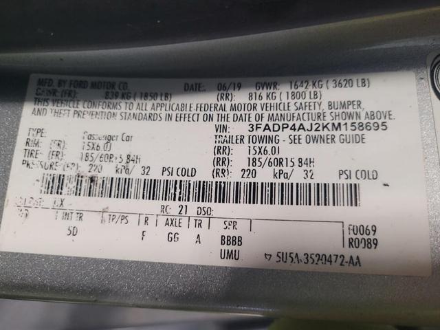 Photo of 2019 Ingot Silver Metallic Ford Fiesta